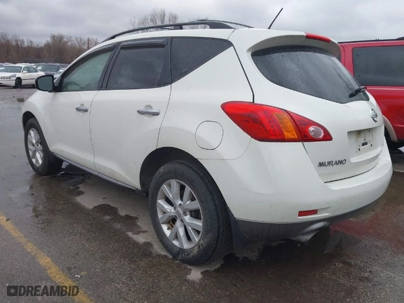 2009 Nissan Murano SL with VIN JN8AZ18U99W000617, listed as a IAAI auction lot 41847489 with 140,712 mi miles. Bid and sale history available at carsss.com. Image 3.