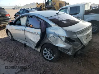 2013 Hyundai Accent GLS with VIN KMHCT4AE9DU521489, listed as a Copart auction lot 53659655 with 180,907 mi miles and Salvage Title. Bid and sale history available at carsss.com. Image 2.