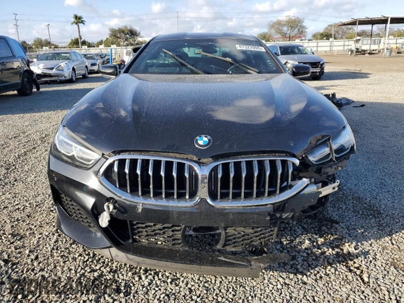 2021 BMW 8 Series M850i with VIN WBAGV8C00MCF81403, listed as a Copart auction lot 47322095 with Not provided miles and Salvage title. Bid and sale history available at DreamBid. Image 5.
