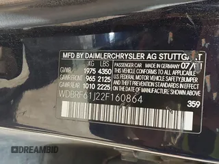 2002 Mercedes-Benz C 230/260/280/320 with VIN WDBRF61J22F160864, listed as a IAAI auction lot 42626253 with 197,552 mi miles and . Bid and sale history available at DreamBid. Image 9.