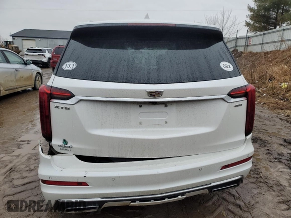2021 Cadillac XT6 Premium Luxury with VIN 1GYKPDRS3MZ149692, listed as a Copart auction lot 47109805 with 82,004 mi miles and Salvage title. Bid and sale history available at DreamBid. Image 6.