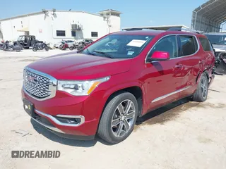 2019 GMC Acadia Denali with VIN 1GKKNPLS0KZ147924, listed as a IAAI auction lot 42458889 with 33,433 mi miles and . Bid and sale history available at DreamBid. Image 2.