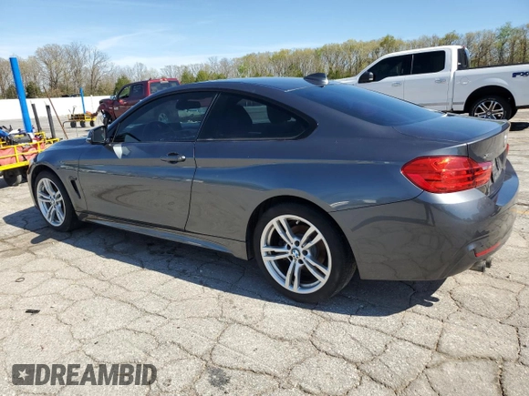 2014 BMW 4 Series 428i xDrive with VIN WBA3N5C59EF716920, listed as a Copart auction lot 53915275 with 125,300 mi miles and Salvage title. Bid and sale history available at DreamBid. Image 2.