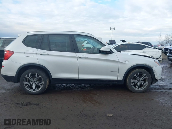 2017 BMW X3 xDrive28i with VIN 5UXWX9C5XH0T09163, listed as a IAAI auction lot 41119805 with 37,990 mi miles and . Bid and sale history available at DreamBid. Image 14.