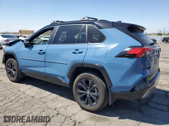 2024 Toyota RAV4 Hybrid XSE with VIN 2T3E6RFV5RW071313, listed as a Copart auction lot 58991725 with 42,052 mi miles and Salvage title. Bid and sale history available at DreamBid. Image 2.