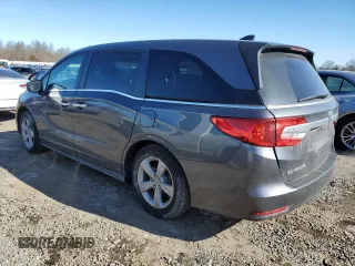 2019 Honda Odyssey EX-L with VIN 5FNRL6H74KB073086, listed as a Copart auction lot 46081795 with 61,323 mi miles and Salvage Title. Bid and sale history available at carsss.com. Image 2.