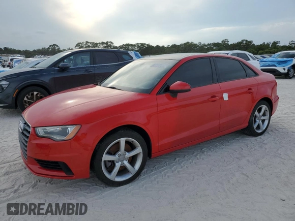 2015 Audi A3 Premium with VIN WAUACGFF6F1074961, listed as a Copart auction lot 57875045 with Not provided miles and Salvage title. Bid and sale history available at DreamBid. Image 1.