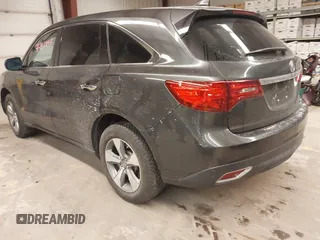 2016 Acura MDX with VIN 5FRYD4H21GB035516, listed as a IAAI auction lot 41242293 with 122,606 mi miles. Bid and sale history available at carsss.com. Image 3.