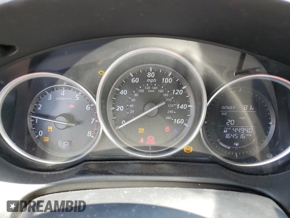 2014 Mazda CX-5 Touring with VIN JM3KE2CY9E0305244, listed as a Copart auction lot 56205605 with 164,516 mi miles and Salvage Title. Bid and sale history available at DreamBid. Image 9.