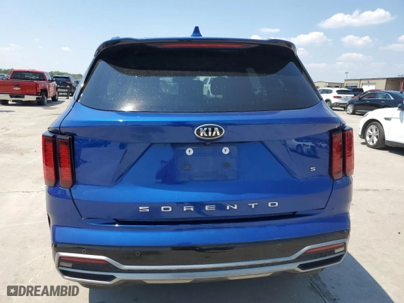 2021 Kia Sorento S with VIN 5XYRL4LC4MG009134, listed as a Copart auction lot 66234784 with 71,742 mi miles and Salvage Title. Bid and sale history available at carsss.com. Image 6.