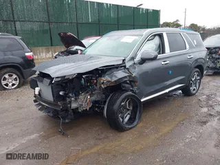 2025 Hyundai Palisade SEL with VIN KM8R4DGE7SU837324, listed as a IAAI auction lot 41118273 with 1 mi miles. Bid and sale history available at carsss.com. Image 21.