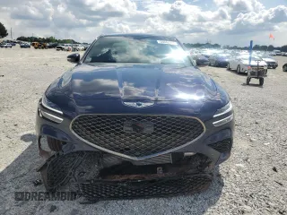 2023 Genesis G70 2.0T with VIN KMTG34TA8PU127827, listed as a Copart auction lot 59662305 with 6,310 mi miles and Salvage title. Bid and sale history available at DreamBid. Image 5.