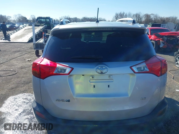 2013 Toyota RAV4 LE with VIN JTMZFREV9DD000690, listed as a IAAI auction lot 41575027 with 123,038 mi miles. Bid and sale history available at carsss.com. Image 19.