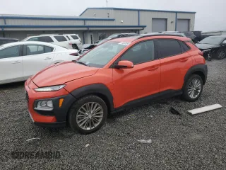 2020 Hyundai Kona SEL Plus with VIN KM8K6CAAXLU539475, listed as a Copart auction lot 44633695 with 56,539 mi miles and Salvage Title. Bid and sale history available at carsss.com. Image 1.