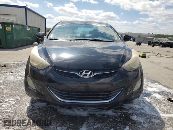 2013 Hyundai Elantra Limited with VIN KMHDH4AE7DU757368, listed as a Copart auction lot 47498945 with 123,936 mi miles and Salvage Title. Bid and sale history available at carsss.com. Image 5.