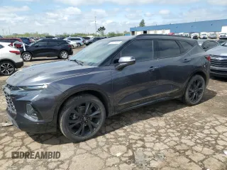 2021 Chevrolet Blazer RS with VIN 3GNKBKRS0MS544376, listed as a Copart auction lot 55801965 with 42,609 mi miles and Clean title. Bid and sale history available at DreamBid. Image 1.