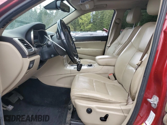2014 Jeep Grand Cherokee Limited with VIN 1C4RJFBM5EC336188, listed as a Copart auction lot 57676055 with 140,103 mi miles and Salvage title. Bid and sale history available at DreamBid. Image 7.
