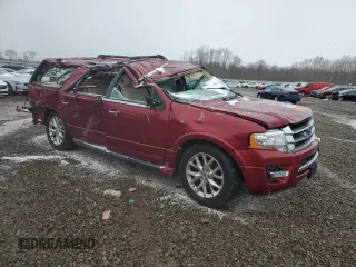 2016 Ford Expedition Max Limited with VIN 1FMJK2AT1GEF07520, listed as a Copart auction lot 48904325 with 188,366 mi miles and Salvage title. Bid and sale history available at DreamBid. Image 4.