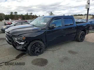 2020 Ram 1500 Big Horn with VIN 1C6SRFFT8LN330325, listed as a Copart auction lot 53302445 with 83,465 mi miles and Salvage Title. Bid and sale history available at carsss.com. Image 1.