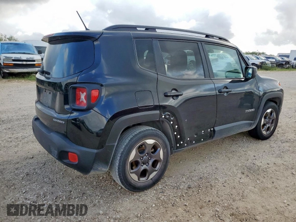 2017 Jeep Renegade Sport with VIN ZACCJAAB6HPE77991, listed as a Copart auction lot 59850855 with 97,220 mi miles and Clean title. Bid and sale history available at DreamBid. Image 3.