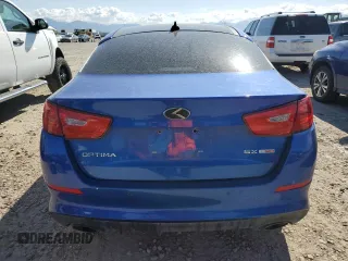 2015 Kia Optima SX Turbo with VIN 5XXGR4A62FG387687, listed as a Copart auction lot 53827035 with Not provided miles and Salvage title. Bid and sale history available at DreamBid. Image 6.