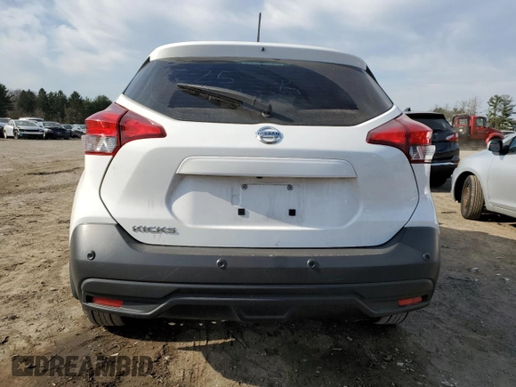 2020 Nissan Kicks S with VIN 3N1CP5BV7LL536050, listed as a Copart auction lot 49754775 with 85,454 mi miles and Salvage Title. Bid and sale history available at carsss.com. Image 6.