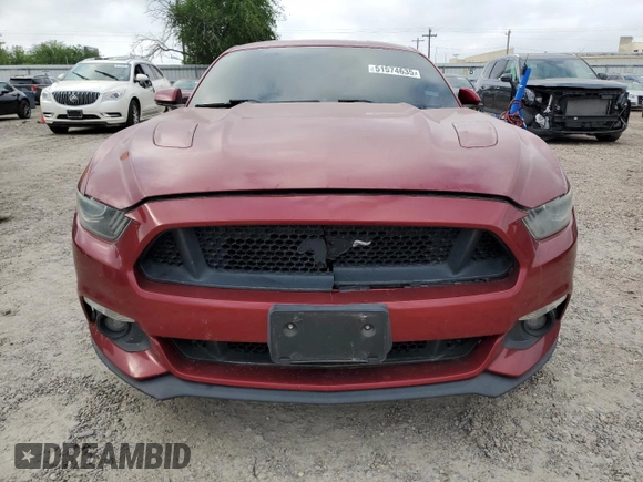 2015 Ford Mustang GT z VIN 1FA6P8CF9F5304482, wystawiony jako Copart lot #51574635 z przebiegiem 81 661 mil mil oraz Szkody całkowita. Historia ofert i sprzedaży dostępna na DreamBid. Obrazek 5.