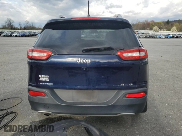 2016 Jeep Cherokee Limited with VIN 1C4PJMDB3GW261581, listed as a Copart auction lot 52699135 with 162,510 mi miles and Salvage Title. Bid and sale history available at DreamBid. Image 6.