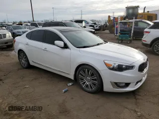 2014 Kia Cadenza Premium with VIN KNALN4D75E5163618, listed as a Copart auction lot 85905624 with 82,708 mi miles and Clean Title. Bid and sale history available at carsss.com. Image 4.
