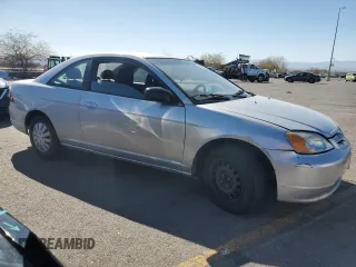 2003 Honda Civic LX with VIN 1HGEM21513L081210, listed as a Copart auction lot 44827515 with 128,045 mi miles and Clean Title. Bid and sale history available at DreamBid. Image 4.