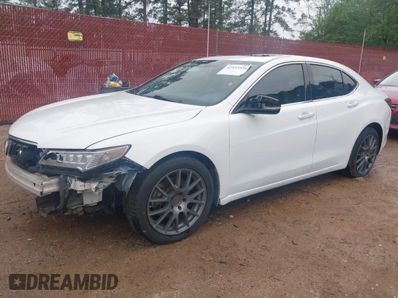 2015 Acura TLX V6 Tech with VIN 19UUB2F55FA024728, listed as a IAAI auction lot 41933939 with 185,413 mi miles. Bid and sale history available at carsss.com. Image 19.