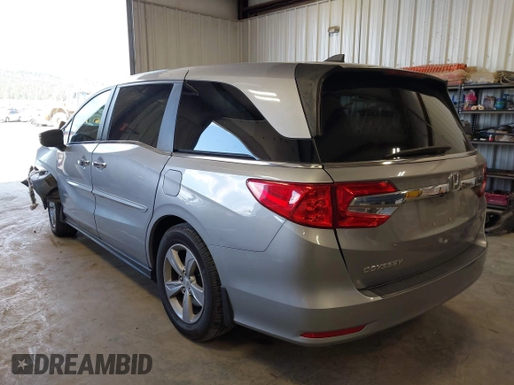 2018 Honda Odyssey EX-L z VIN 5FNRL6H70JB059653, wystawiony jako IAAI lot #42324330 z przebiegiem 115 623 mil mil oraz . Historia ofert i sprzedaży dostępna na DreamBid. Obrazek 3.