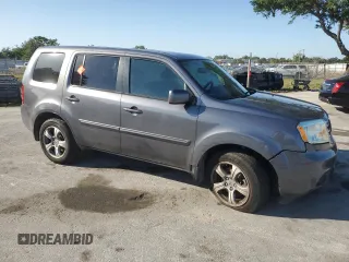 2015 Honda Pilot EX-L with VIN 5FNYF4H58FB001044, listed as a Copart auction lot 52402045 with 143,143 mi miles and Salvage Title. Bid and sale history available at carsss.com. Image 4.