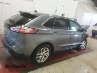 2023 Ford Edge SEL with VIN 2FMPK4J96PBA21713, listed as a Copart auction lot 54752655 with 0 mi miles and Salvage Title. Bid and sale history available at carsss.com. Image 3.