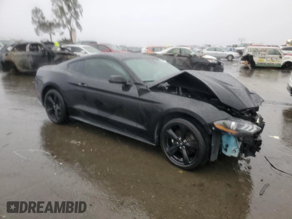 2021 Ford Mustang EcoBoost with VIN 1FA6P8THXM5110929, listed as a Copart auction lot 45425395 with 73,587 mi miles and Salvage Title. Bid and sale history available at carsss.com. Image 4.
