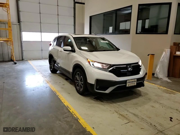 2021 Honda CR-V EX with VIN 2HKRW1H52MH416880, listed as a Copart auction lot 45844905 with 52,056 mi miles and Salvage Title. Bid and sale history available at carsss.com. Image 12.