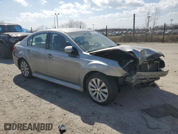 2011 Subaru Legacy Limited with VIN 4S3BMBJ63B3236123, listed as a Copart auction lot 49090485 with 175,498 mi miles and Salvage title. Bid and sale history available at DreamBid. Image 4.