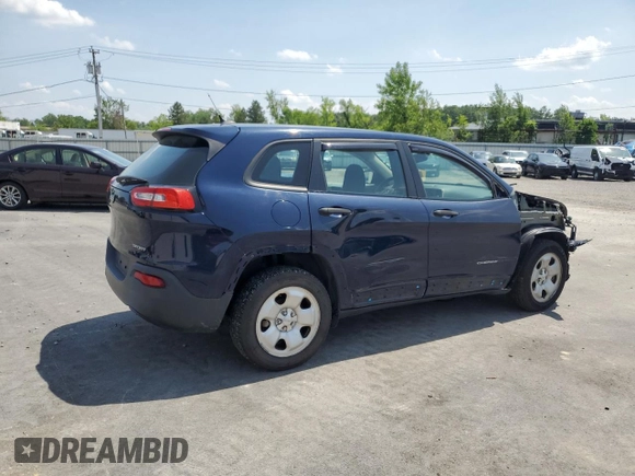 2015 Jeep Cherokee Sport с VIN 1C4PJLAB5FW695241, выставлен на аукционе Copart как лот 60779715 с пробегом 87 272 миль миль и Списание • Salvage title. История ставок и продаж доступна на DreamBid. Изображение 3.