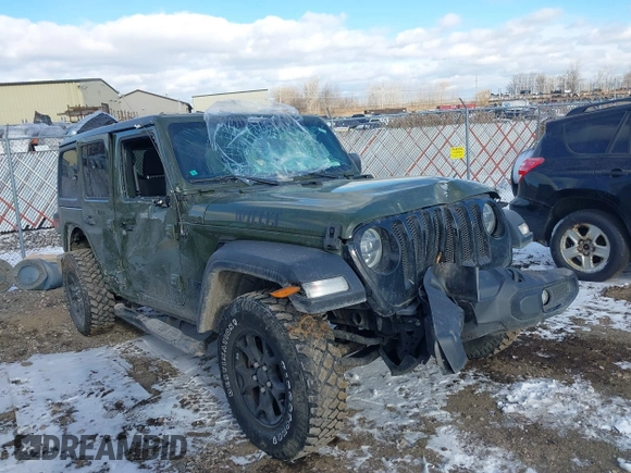 2020 Jeep Wrangler Unlimited Sport S с VIN 1C4HJXDN0LW334593, выставлен на аукционе IAAI как лот 41044612 с пробегом 58 165 миль миль и . История ставок и продаж доступна на DreamBid. Изображение 6.
