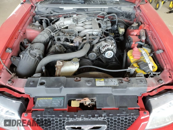 2004 Ford Mustang Deluxe with VIN 1FAFP44614F205380, listed as a Copart auction lot 48731725 with 125,616 mi miles and Salvage Title. Bid and sale history available at carsss.com. Image 11.