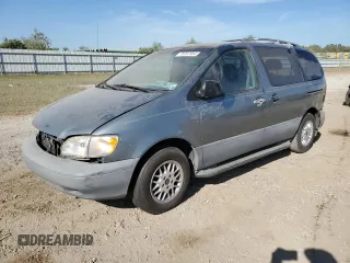 2000 Toyota Sienna LE with VIN 4T3ZF13C4YU188532, listed as a Copart auction lot 76767954 with 199,498 mi miles and Salvage title. Bid and sale history available at DreamBid. Image 1.