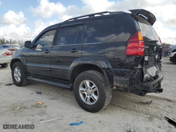 2007 Lexus GX 470 with VIN JTJBT20X170142891, listed as a Copart auction lot 43245695 with 226,219 mi miles and Salvage Title. Bid and sale history available at carsss.com. Image 2.