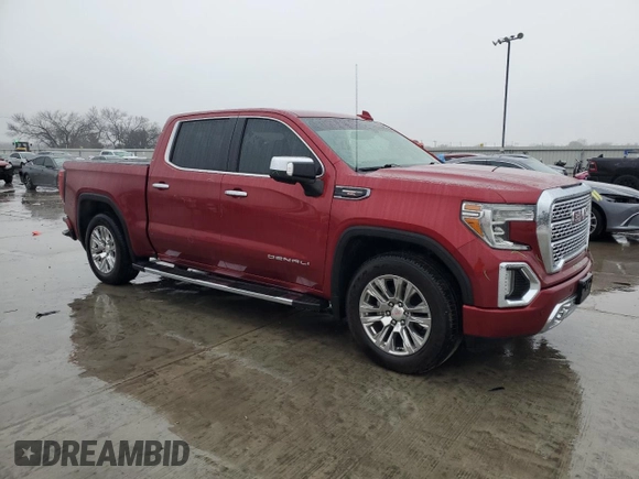 2020 GMC Sierra 1500 with VIN 1GTP8FED6LZ330649, listed as a Copart auction lot 42616675 with 33,276 mi miles and Salvage Title. Bid and sale history available at DreamBid. Image 4.