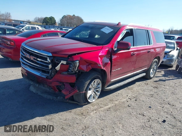 2021 GMC Yukon XL SLT with VIN 1GKS2GKD6MR144038, listed as a IAAI auction lot 41104213 with 98,318 mi miles. Bid and sale history available at carsss.com. Image 19.