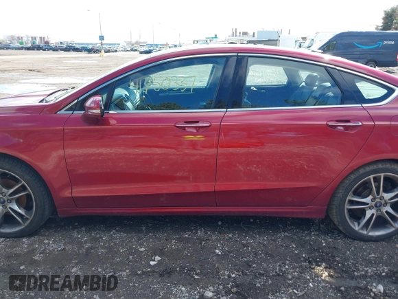 2013 Ford Fusion Titanium with VIN 3FA6P0D97DR389052, listed as a IAAI auction lot 41750337 with 169,204 mi miles. Bid and sale history available at carsss.com. Image 14.
