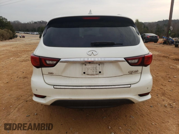 2019 Infiniti QX60 Luxe with VIN 5N1DL0MM7KC526872, listed as a Copart auction lot 43431365 with 123,058 mi miles and Salvage Title. Bid and sale history available at DreamBid. Image 6.