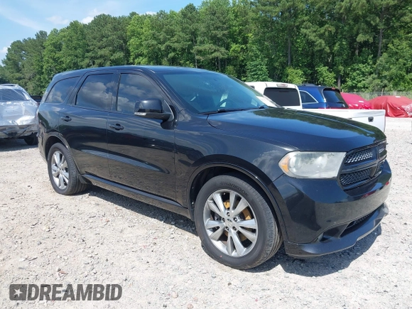 2012 Dodge Durango R/T with VIN 1C4SDHCT7CC266703, listed as a IAAI auction lot 42613171 with 168,290 mi miles and . Bid and sale history available at DreamBid. Image 1.