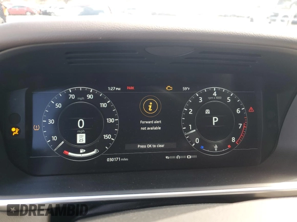 2018 Land Rover Range Rover Sport HSE with VIN SALWR2RV2JA189197, listed as a Copart auction lot 49468355 with 30,171 mi miles and Salvage Title. Bid and sale history available at carsss.com. Image 9.
