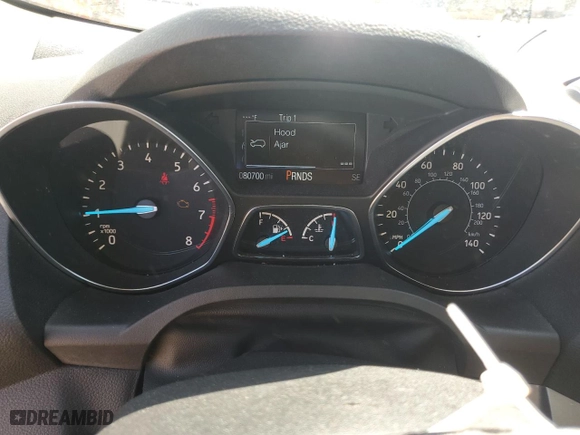 2018 Ford Escape SE with VIN 1FMCU0GD4JUD14296, listed as a Copart auction lot 50409185 with 80,700 mi miles and Salvage Title. Bid and sale history available at carsss.com. Image 9.