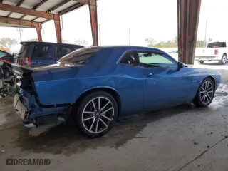 2023 Dodge Challenger R/T with VIN 2C3CDZBT1PH596954, listed as a Copart auction lot 46800625 with 7,824 mi miles and Salvage Title. Bid and sale history available at carsss.com. Image 3.